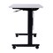 Flash Furniture Palmer 60in. x 24in. HD Nesting Table w/T-Legs, Modesty Panel, 1in. Thick Gray Tabletop, Blk Frame MT-M6024-T-LEG-GRYBLK-GG - alternate 4